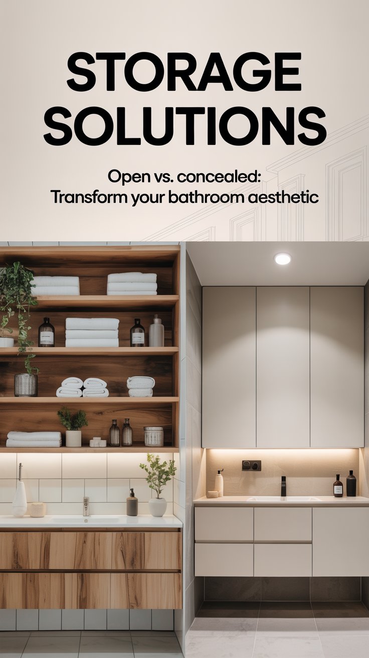 How Storage Solutions Affect a Bathroom’s Aesthetic